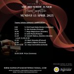Nordic Junior Piano Competition 13 april.