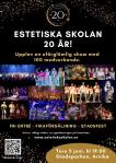 Affisch: Estetiska skolan 20 år.