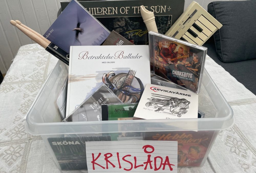 Krislåda - music edition. Foto: David Fryxelius.