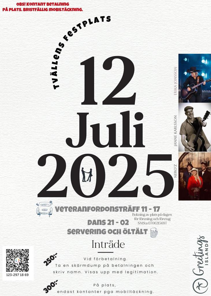 Affisch: Tvällen 12 juli 2025.