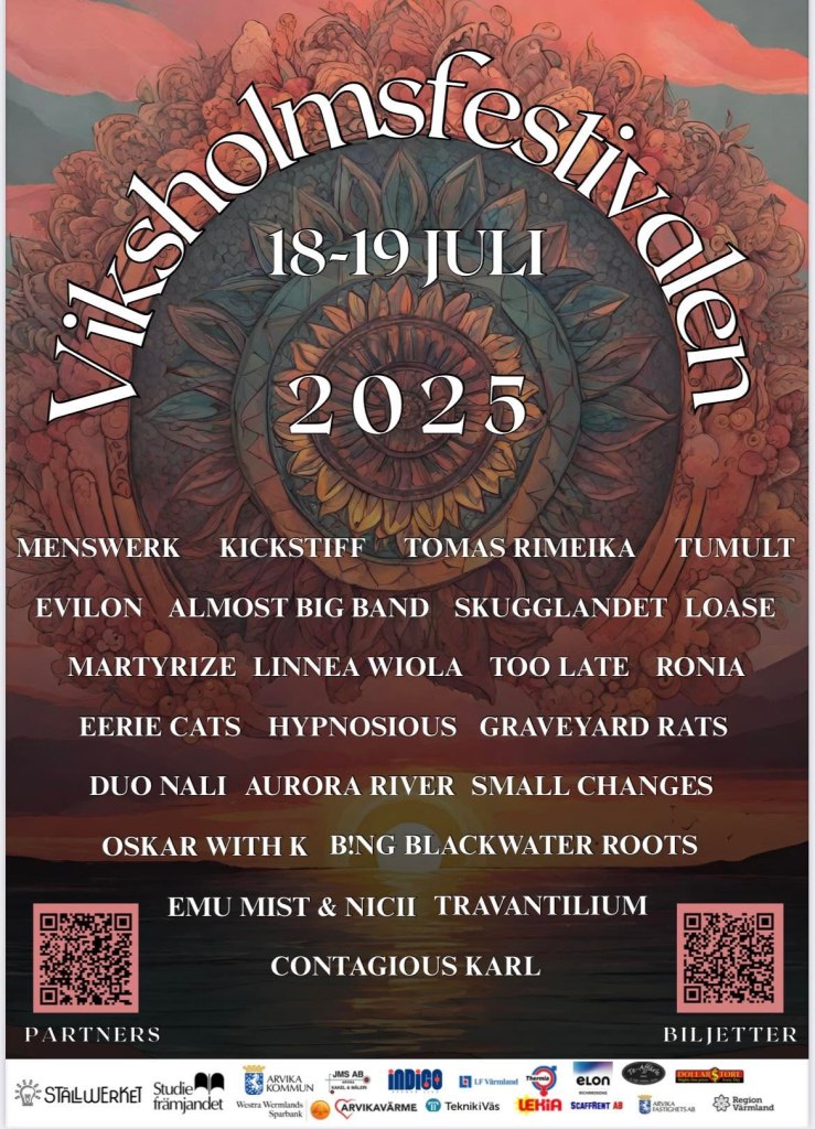 Affisch: Viksholmsfestivalen 2025.