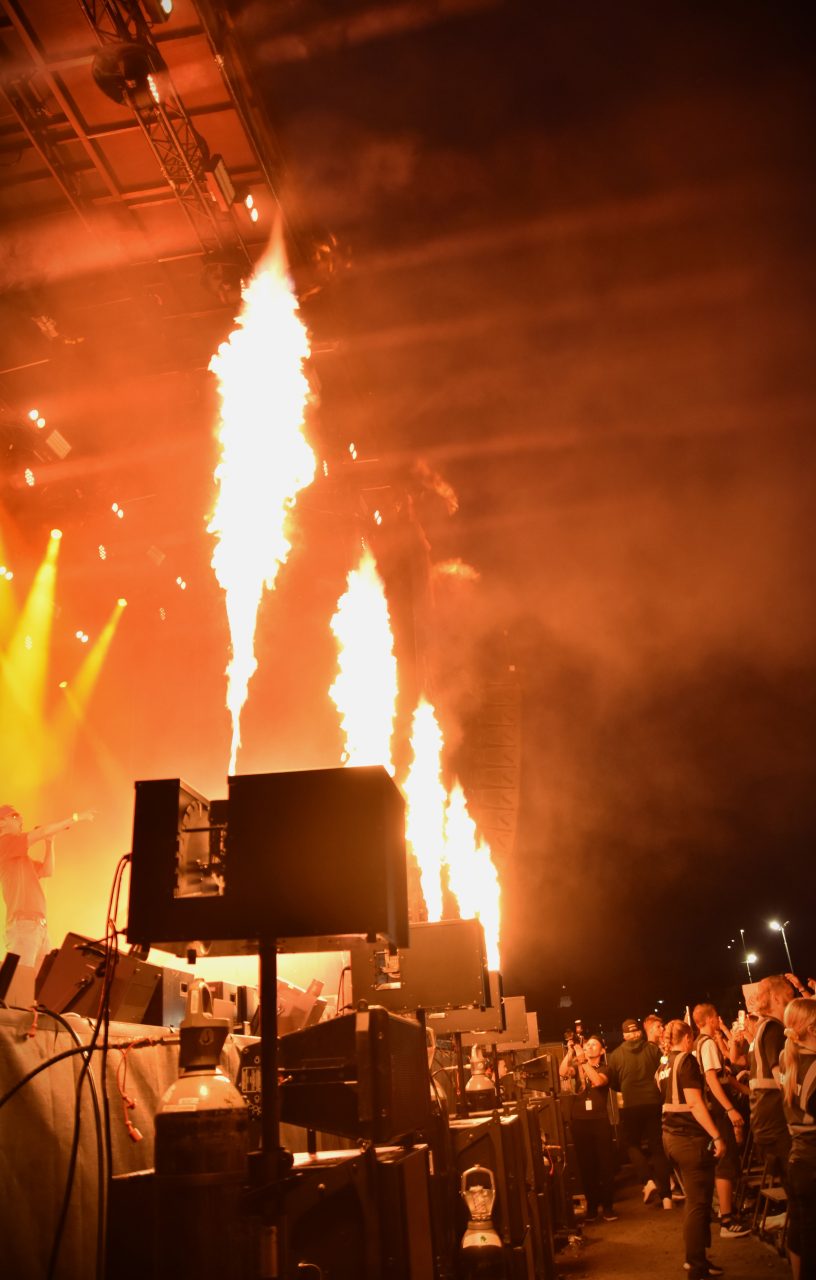 Soppgirobygget på Arvika Hamnfest 2025. Foto: David Fryxelius.