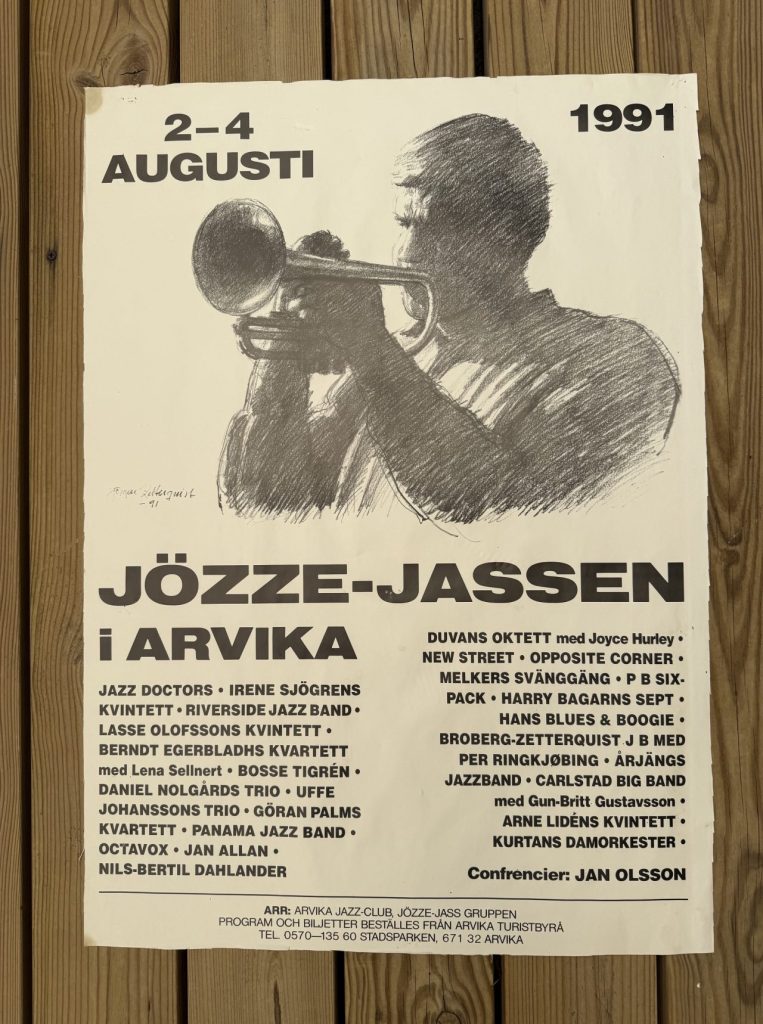 Affisch: Jözzejassen 1991.